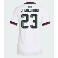 Stroje piłkarskie Meksyk Jesus Gallardo #23 Koszulka Wyjazdowej dla damskie MŚ 2026 Krótki Rękaw